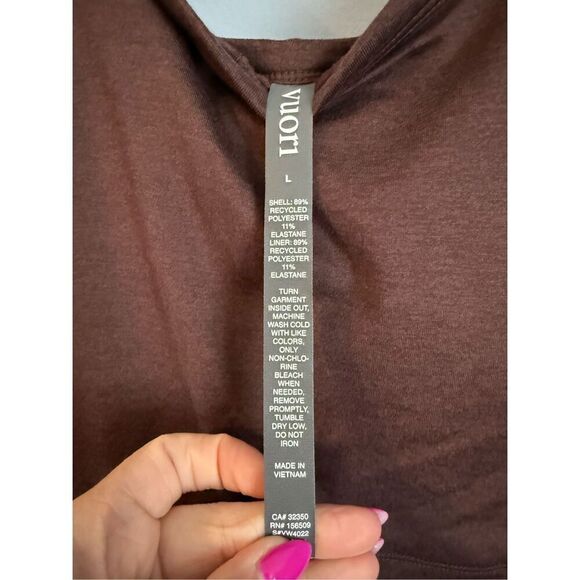 NWT Vuori Halo Essential Jumpsuit Women's DreamKnit™ Jumpsuit - Large - Mahogany - Picture 9 of 12